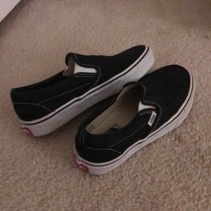 Black Slip On Vans
